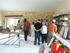 Un ancien moulin transformé en atelier de reliure