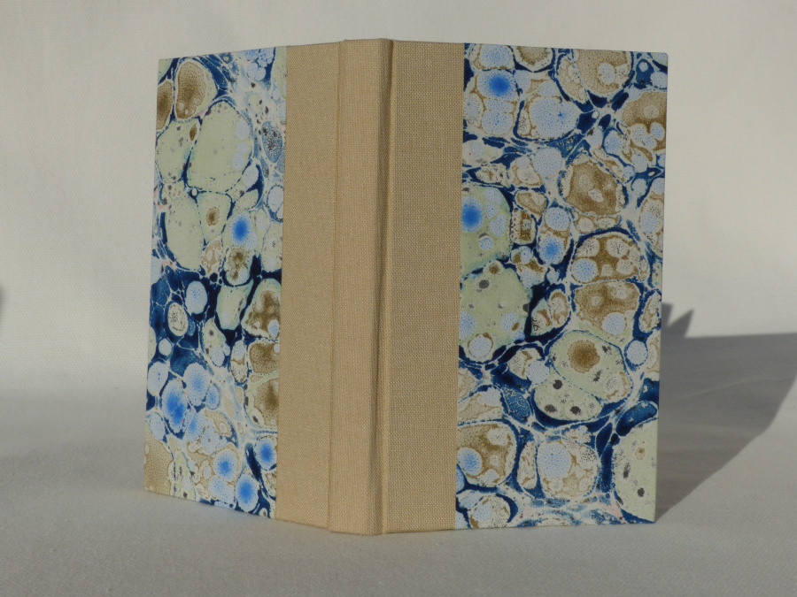 Petit carnet en toile beige