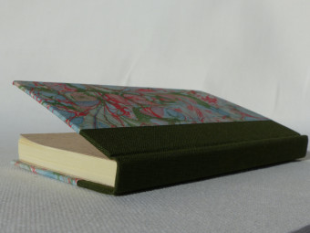 Small cloth notebook khaki