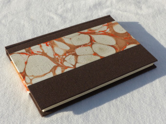 Carnet à croquis en toile marron, papier 90g