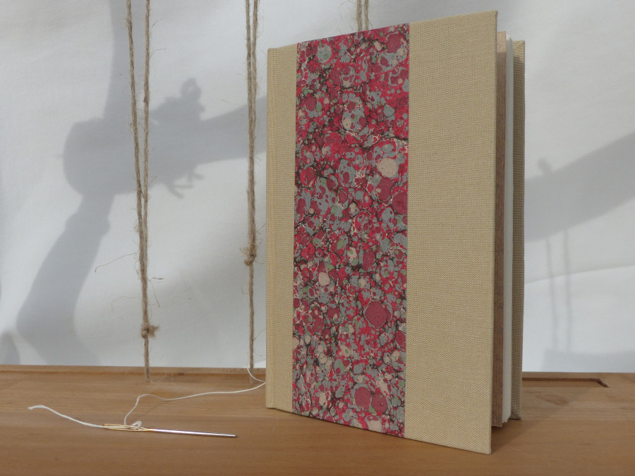 Carnet à croquis en toile beige, papier 90g