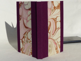 Répertoire de poche en toile prune